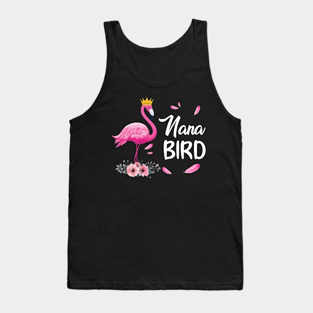 Nana Bird Flamingo Family Matching Gifts Tank Top by Chapmanx